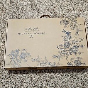 Mackenzie Childs Tall Rain Boots NRFB